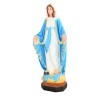 Statue de la Vierge Miraculeuse Robe Blanche en résine 40cm