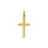 Pendentif croix Plaqué Or 2,5 cm