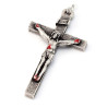 Chapelet De Padre Pio en verre Blanc et Argent