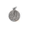 Medaglia della Vergine di profilo e dell'Apparizione di Lourdes 18 mm in metallo