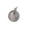Medaglia della Vergine di profilo e dell'Apparizione di Lourdes 18 mm in metallo