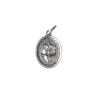 Médaille Sacré Coeur de Jésus 19mm en métal argenté
