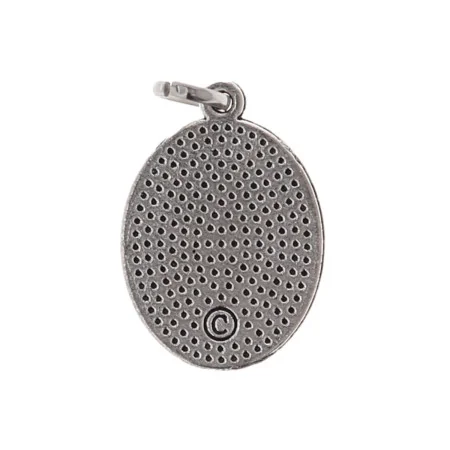 Médaille Sacré Coeur de Jésus 19mm en métal argenté
