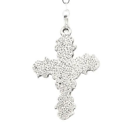 Chapelet de Sainte Thérèse avec perles roses en forme de coeur