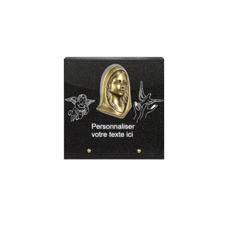 Customizable Square Memorial Plaque Granite