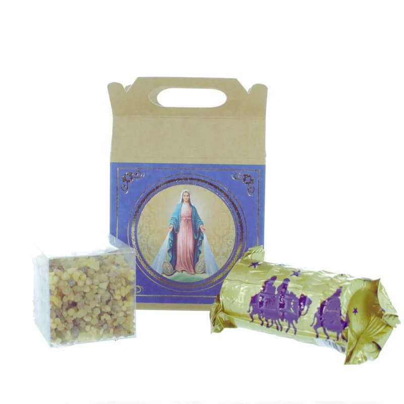 Kit Encens Vierge Miraculeuse avec charbon