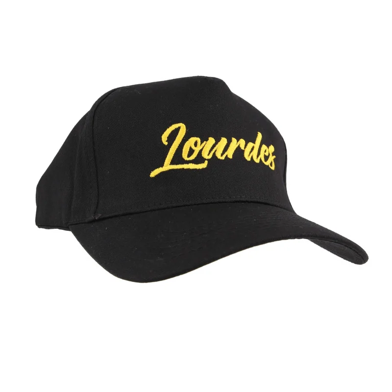 Pilgrim Cap with 'Lourdes' Embroidery