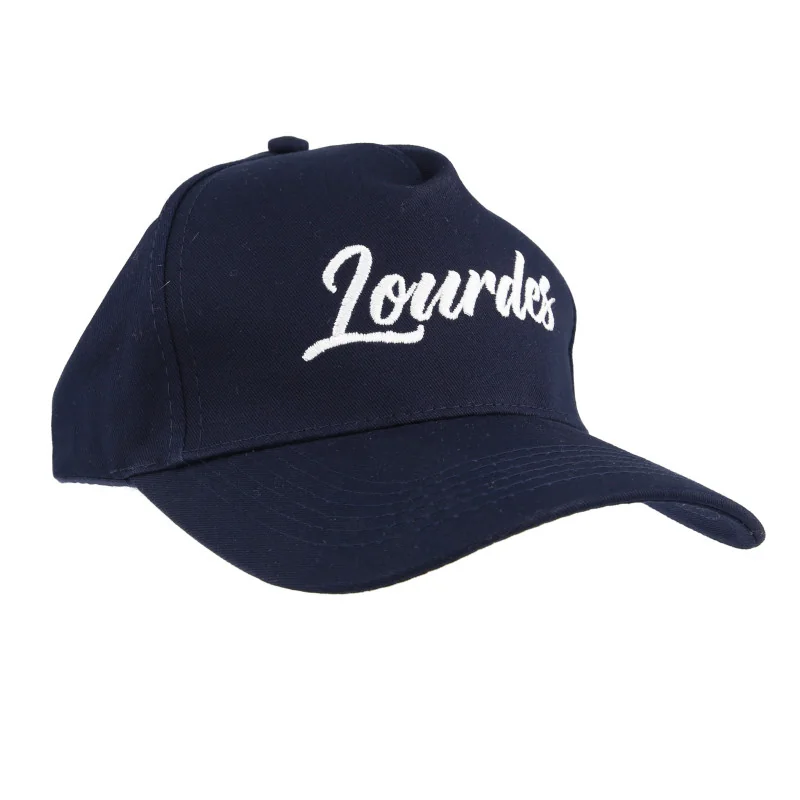 Pilgrim Cap with 'Lourdes' Embroidery