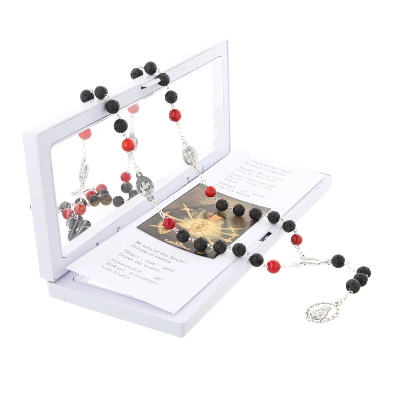 Rosary of the 7 Sorrows of Mary with its box