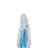 Our Lady of Lourdes colour resin statue on rock 14 cm