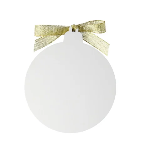 Decorazione natalizia rotonda Angelo 13 cm