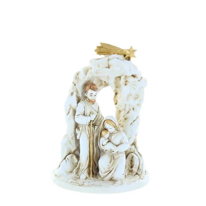 Statue of the Holy Family 15cm in resin