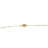 18-carat gold rosary necklace with Miraculous Medal