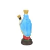 Statua di Santa Barbara Africa 20 cm dipinta a mano in resina
