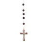 Rosario di Lourdes con grani in granato