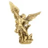 30 cm resin statue of Saint Michael in imitation bronze