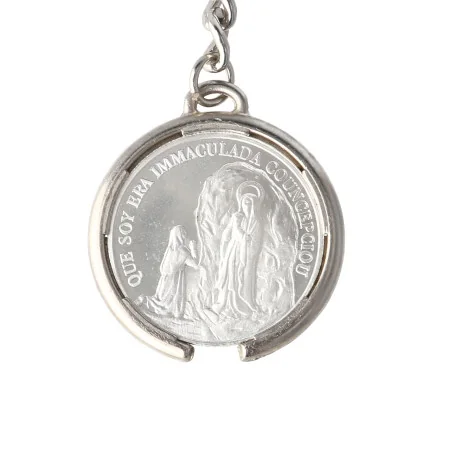 Porte-clés médaille de l'Apparition et de la Basilique