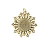 Pearl and rhinestone cross medallion