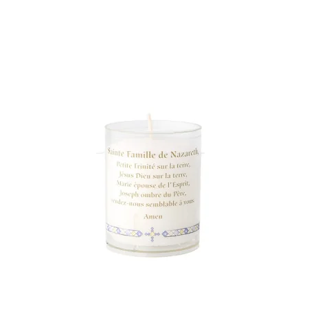 Bougie Veilleuse Sainte Famille avec prière