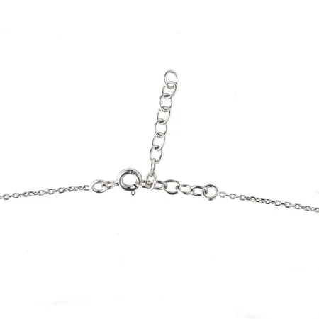 Parure en Argent médaille gravée d'une croix