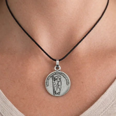 Saint James rope Necklace with a prayer