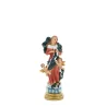 Statue de Marie qui défait les noeuds en résine colorée 11cm