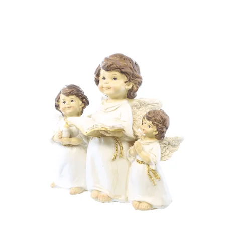 16cm resin statue of 3 decorated angels