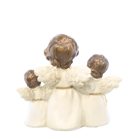 16cm resin statue of 3 decorated angels