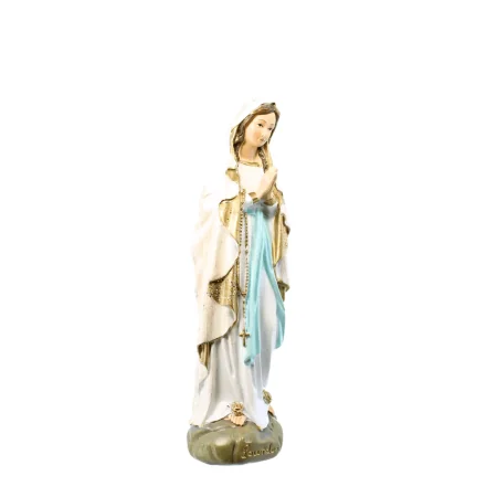 Nostra Signora di Lourdes in glitter 18cm