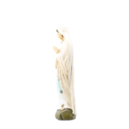 Glitter statue of Our Lady of Lourdes 18cm