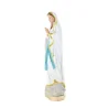 Statue Notre Dame de Lourdes en résine colorée avec paillettes dorées 30cm
