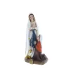 Statue de l'Apparition de Lourdes en résine patinée 20cm