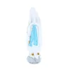 Our Lady of Lourdes colour resin statue on rock 30 cm