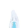 Our Lady of Lourdes colour resin statue on rock 30 cm
