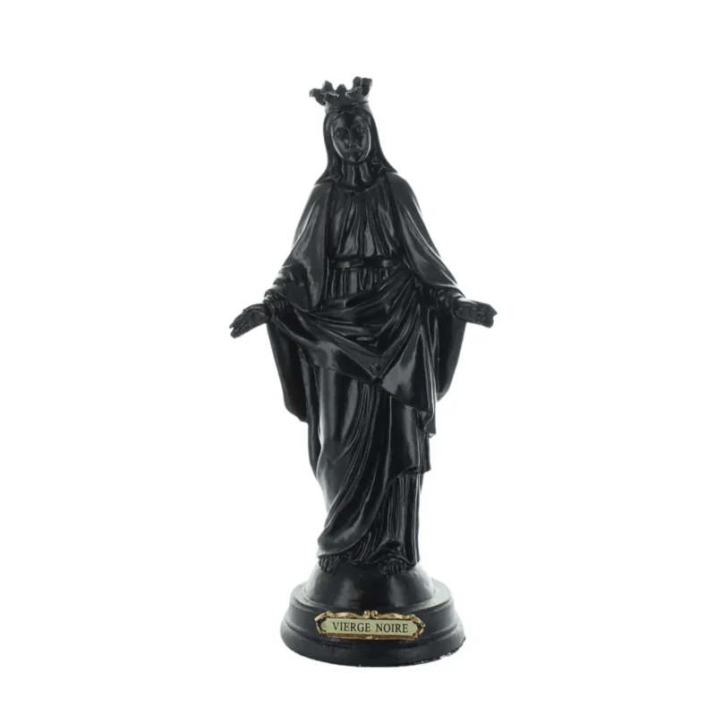 Statua della Madonna Nera in resina 30cm