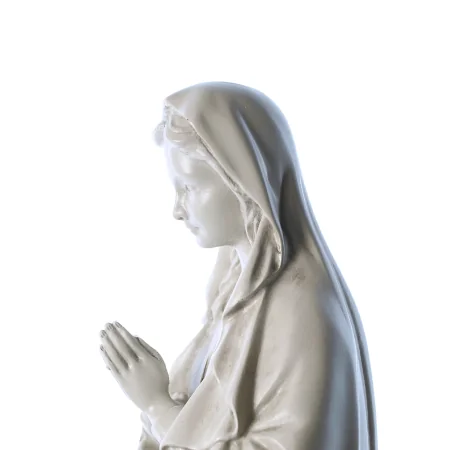 Statue de Notre Dame de Lourdes en résine de 28cm