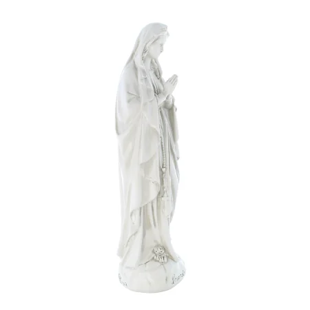 Statue de Notre Dame de Lourdes en résine de 28cm