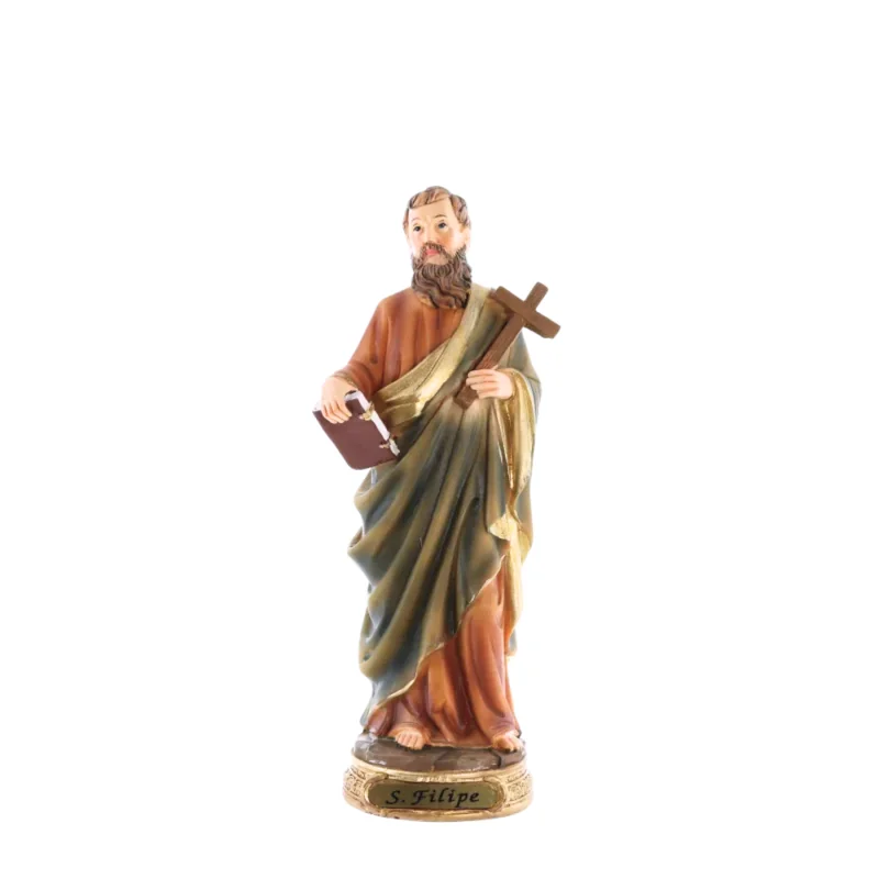 Statue of Saint Philip 20cm in resin