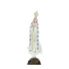 Statue of Our Lady of Fatima with Mantle decorated with flowers in resin