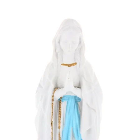 Our Lady of Lourdes refined resin statue 30 cm for outside