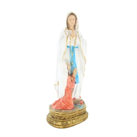 Statua in resina dell'Apparizione di Lourdes 30cm