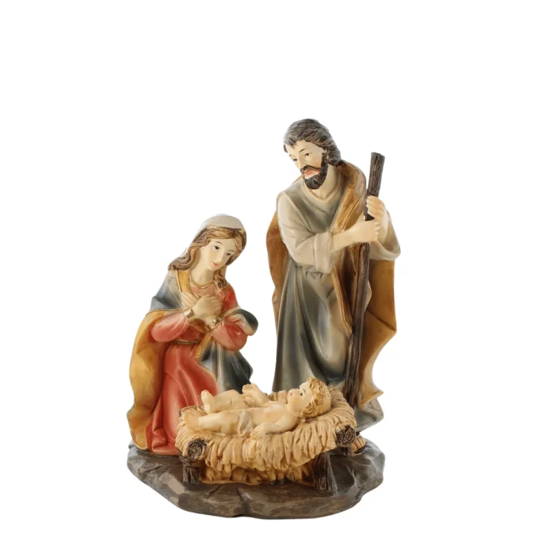 Statua in resina della Sacra Famiglia in stile classico