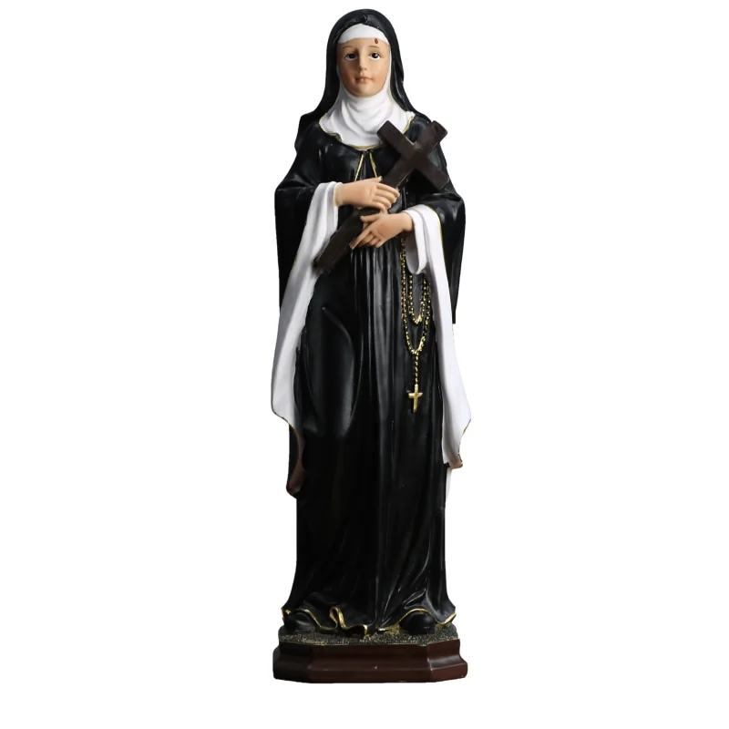 45cm resin statue of Saint Rita