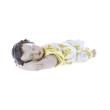 Statua del Bambino Gesù giacente di resina