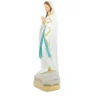 40cm resin statue of Our Lady of Lourdes with golden glitter border