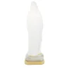 40cm resin statue of Our Lady of Lourdes with golden glitter border