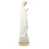 40cm resin statue of Our Lady of Lourdes with golden glitter border