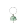 Porte-clé arbre de vie avec éclats de pierre aventurine