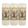 Set of 3 Novena Candles of the 7 Archangels - 17,5cm