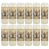 Set of 12 Novena Candles of the 7 Archangels - 17,5cm